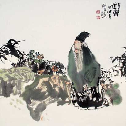 寇元勋 甲申（2004年） 秋声 镜心